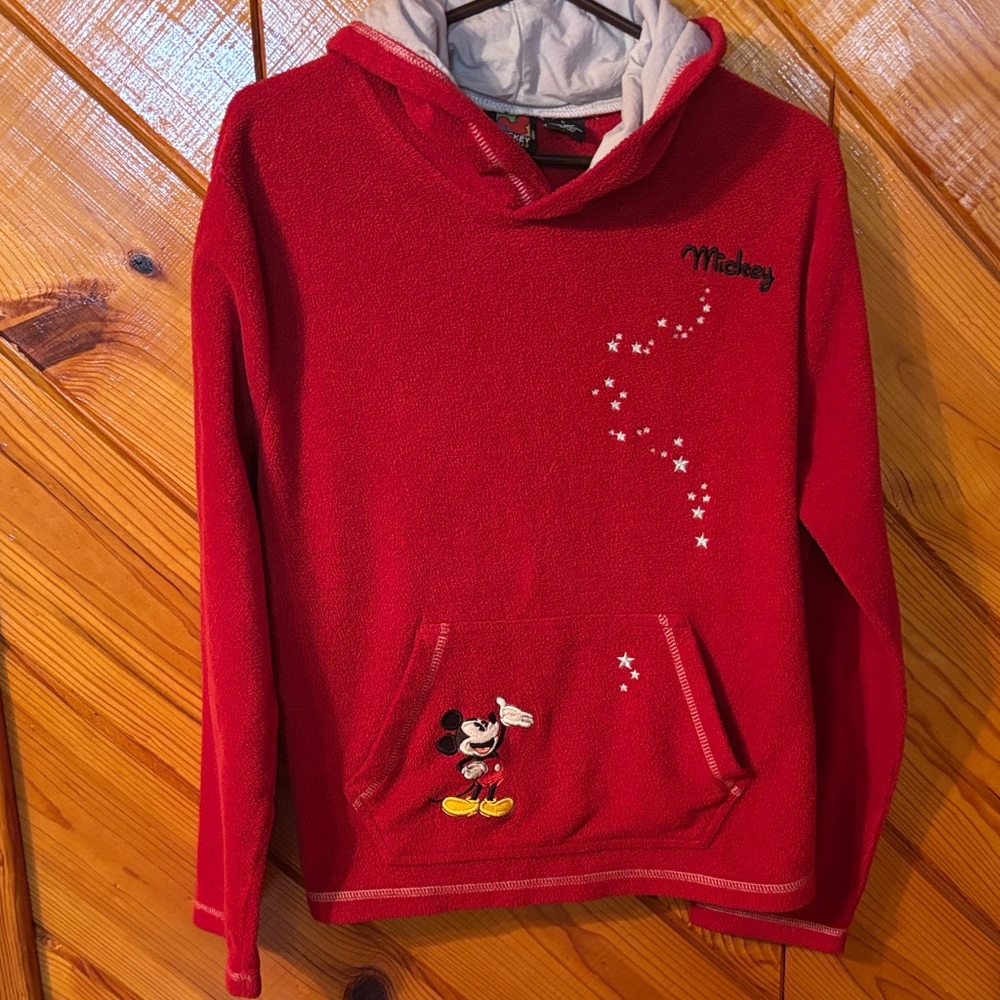 Red Mickey Mouse Hoodie